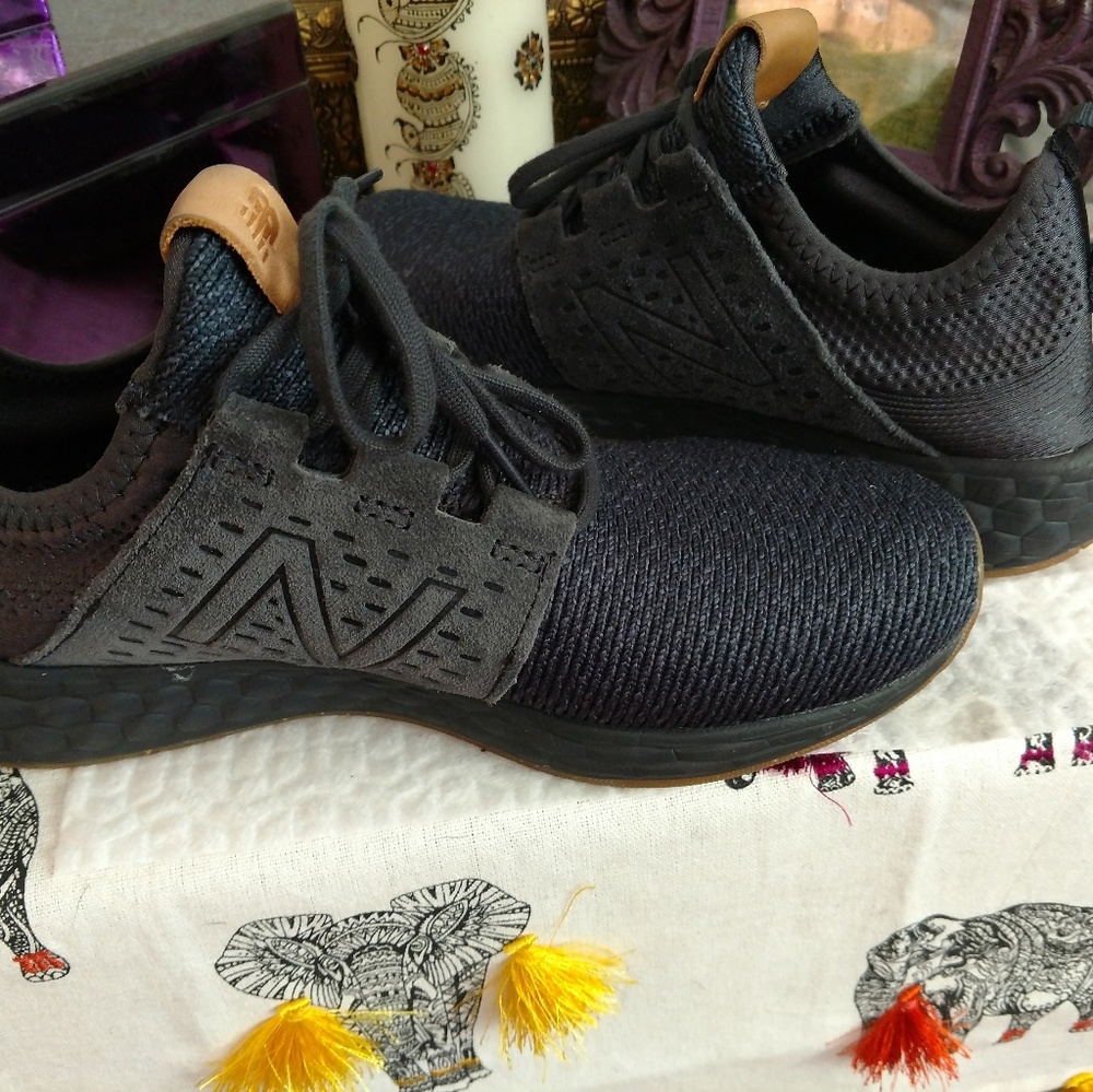 Grey New Balance fresh foam shoes